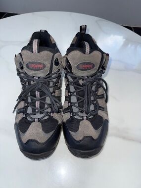 Alpine Design Men's Gray and Black Hiking Boots